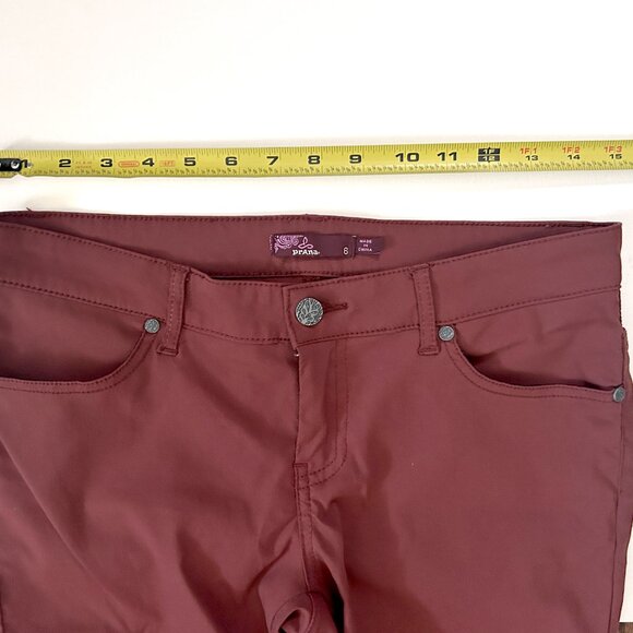 PrAna Meme Pants Womens 6 Rust Stretch Hiking Climbing Cargo Gorpcore Outdoor - Picture 6 of 9